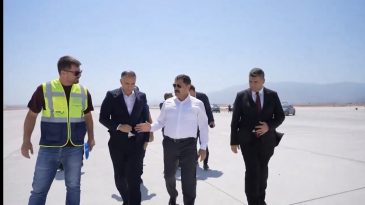 Vali Masatlı’dan Hatay Havalimanı’nda İnceleme