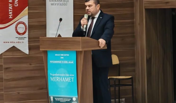 Kırıkhan’da Mevlid-i Nebi Haftası Kapsamında “Peygamberimiz ve Güzel Ahlak” Konferansı Düzenlendi