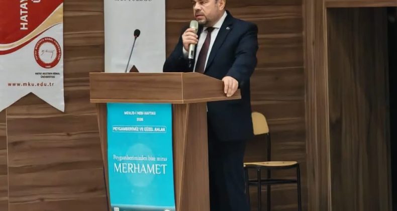 Kırıkhan’da Mevlid-i Nebi Haftası Kapsamında “Peygamberimiz ve Güzel Ahlak” Konferansı Düzenlendi
