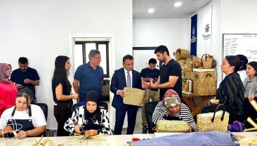 Kaymakam Yusuf Cankatar’dan Su Sümbülü İşleme Eğitim ve Tasarım Merkezi’ne Ziyaret