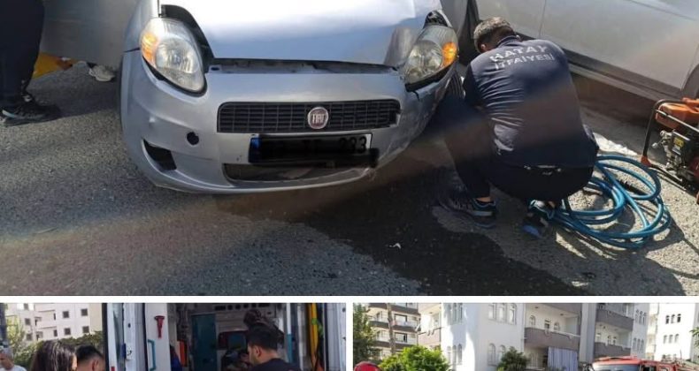 3 KİŞİNİN YARALANDIĞI TRAFİK KAZASINDA İTFAİYEDEN ZAMANINDA MÜDAHALE