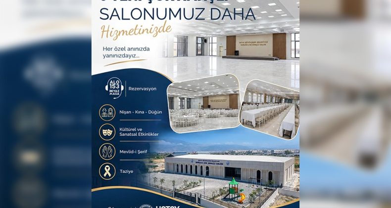 HBB’NİN 6 YENİ ÇOK AMAÇLI SALONU HATAY’IN HİZMETİNDE