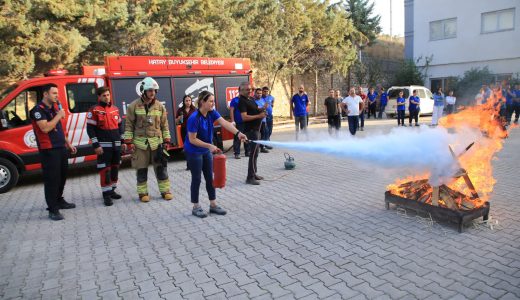 HBB, EĞİTİM VE TATBİKATLARLA YANGIN BİLİNCİ OLUŞTURUYOR