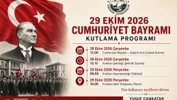 Kırıkhan’da 29 Ekim Cumhuriyet Bayramı Kutlama Programı Belli Oldu