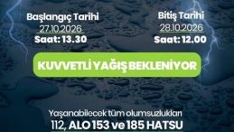 HATAY’IN KIYI KESİMLERİ İÇİN KRİTİK UYARI
