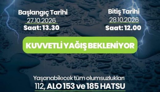 HATAY’IN KIYI KESİMLERİ İÇİN KRİTİK UYARI