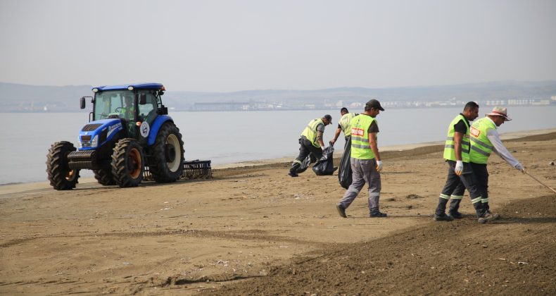 HBB’DEN SAHİL KIYI ŞERİDİNDE SEZON SONU TEMİZLİK ÇALIŞMASI