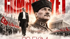 BAŞKAN ÖMER ERDAL ÇELİK’TEN 29 EKİM CUMHURİYET BAYRAMI MESAJI