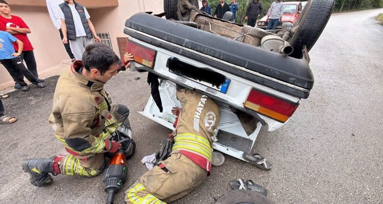 İSKENDERUN’DA TRAFİK KAZASI: 1 YARALI KURTARILDI